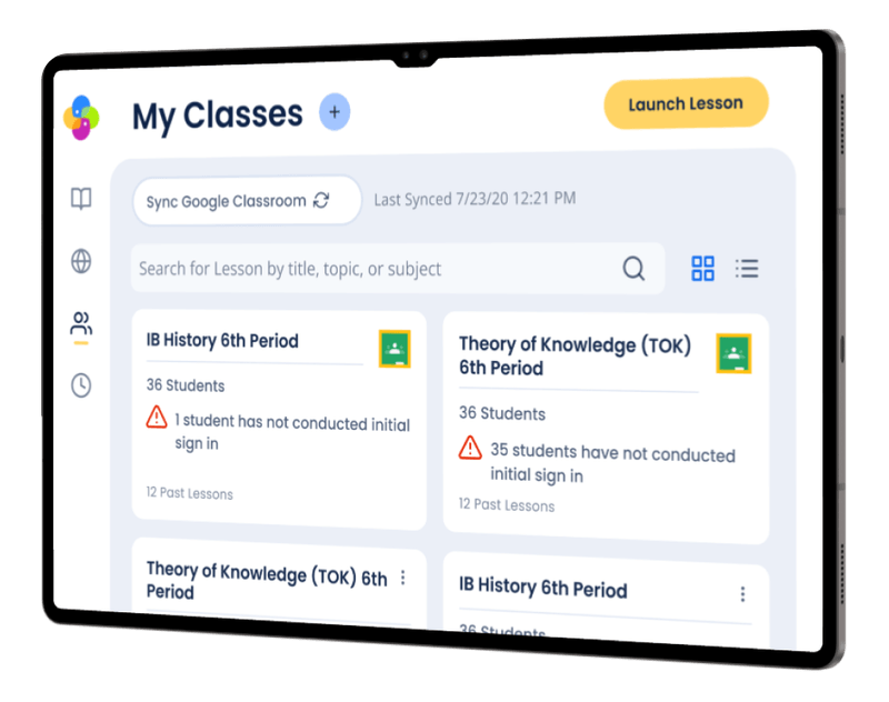PeerLearning  ·  Google Classroom integration.