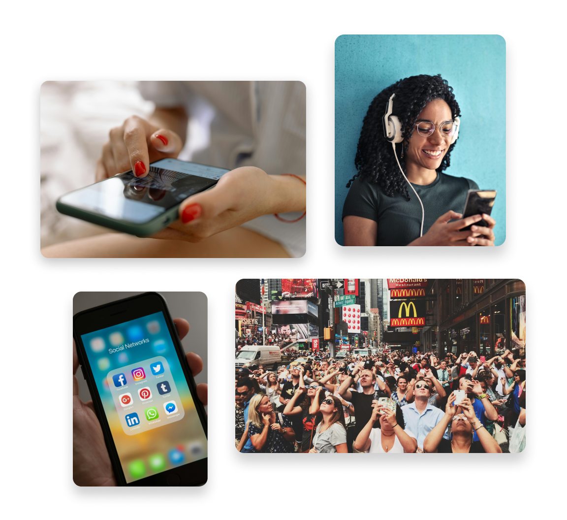 The challenge: making different kinds of media searchable together.