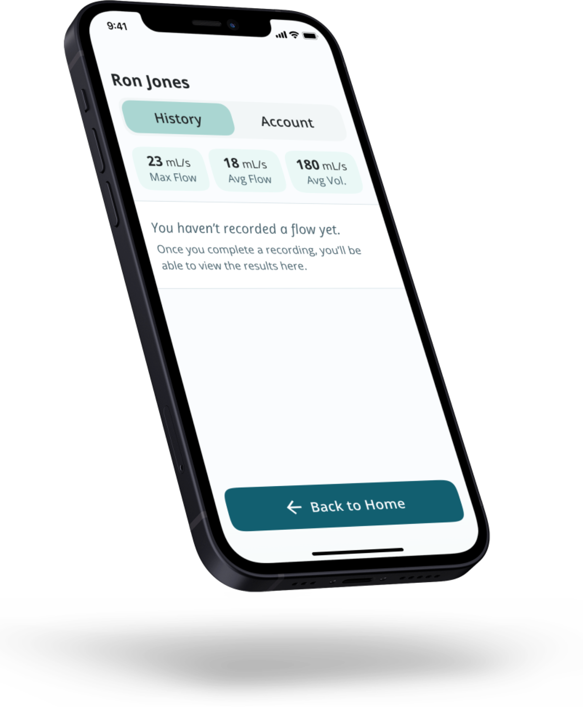 The Emano Flow experience across home measurement and clinical review.