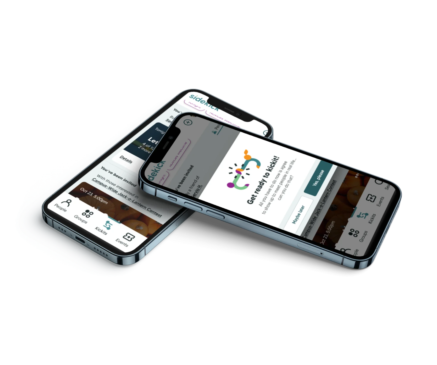 SideKick · Interactive prototype. Product imagery from the published project.